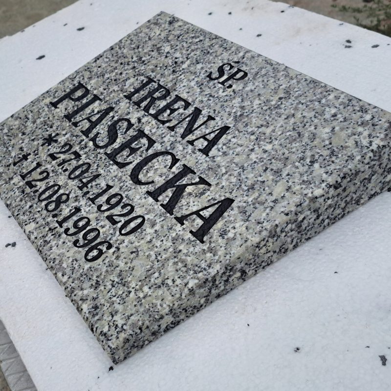 Poduszka Granitowa CZARNA 40x50cm